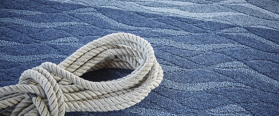 Marine Flooring Carpet With Rope