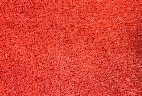 Red courage rotated grass carpet in singapore