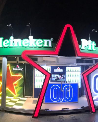 Heineken Pit Stop @ Singapore F1 Night Race. Expoflor SHOW Uni